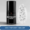 New Juliana Nails Gel Lack Effect Finish Silver Flakes