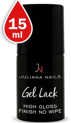 Best Juliana Nails Gel Lack High Gloss Finish No Wipe
