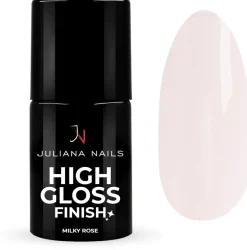 Clearance Juliana Nails Gel Lack High Gloss Finish Milky Rose No Wipe