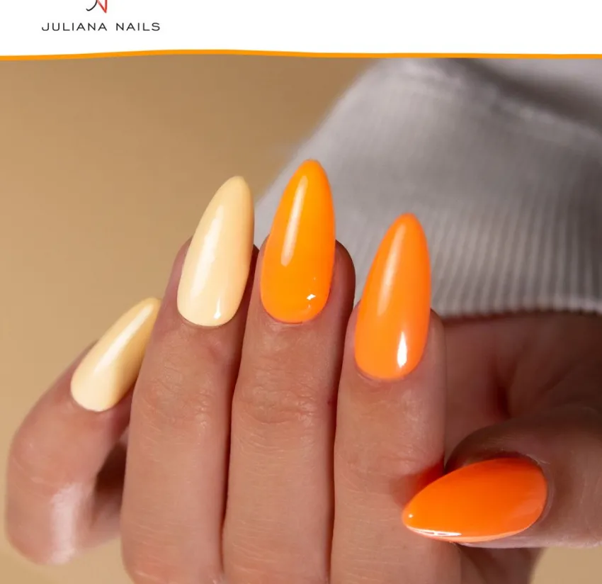 Outlet Juliana Nails Gel Lack Koralle & Gelbtöne