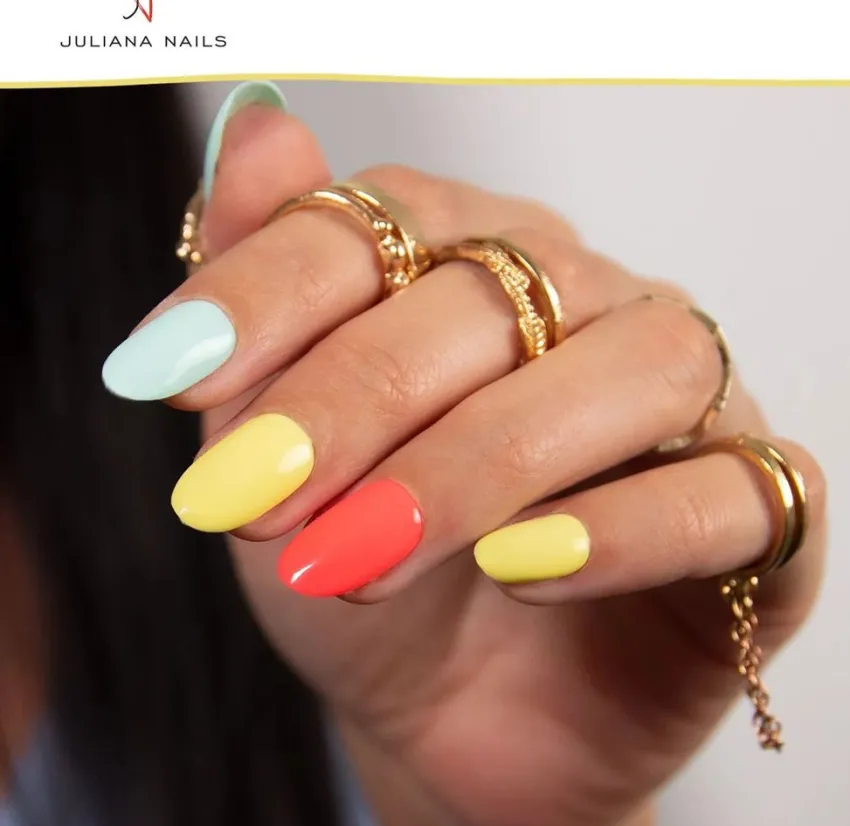 Outlet Juliana Nails Gel Lack Koralle & Gelbtöne