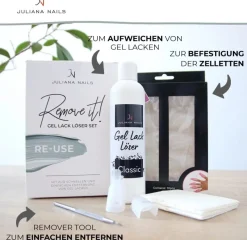 Discount Juliana Nails Gel Lack Löser Set Re-Use