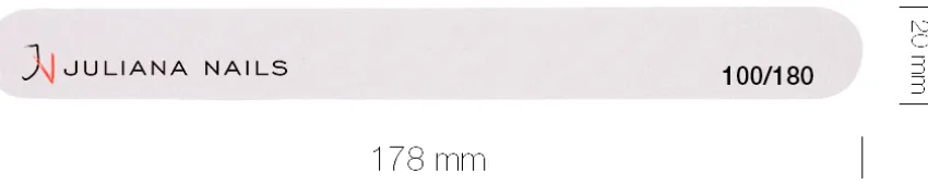 Fashion Juliana Nails Profi Feile gerade 100/180
