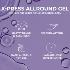 Discount Juliana Nails X-press Allround Gel 30 Sec. Clear