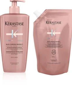 Hot Kérastase Chroma Absolu Bain Chroma Respect Refill Bundle