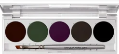 Clearance Kryolan Professional Make-Up Kryolan Cake Eye Liner Set 5 Farben magnetisch