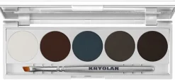 Clearance Kryolan Professional Make-Up Kryolan Cake Eye Liner Set 5 Farben magnetisch