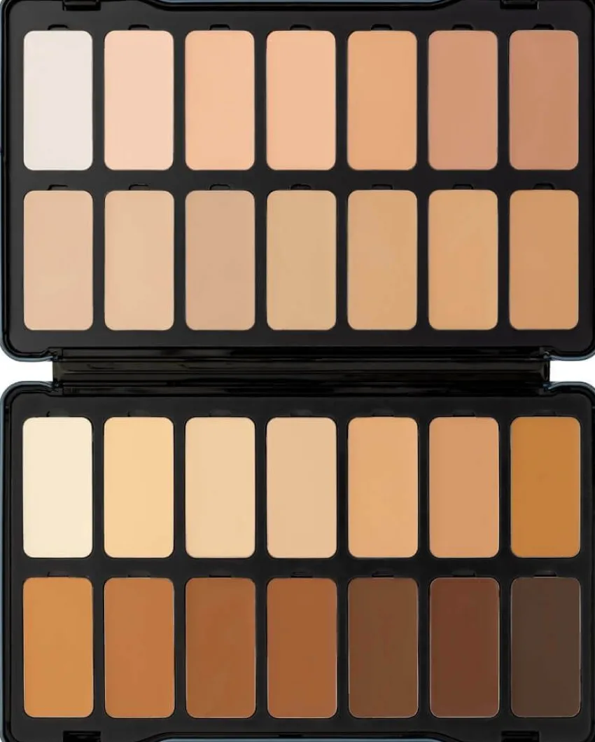 Fashion Kryolan Professional Make-Up Kryolan Digital Complexion Cream Foundation Palette 28 Farben Digital 1