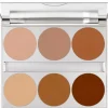 Outlet Kryolan Professional Make-Up Kryolan Dual Finish Palette 6 Farben