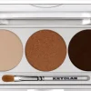 New Kryolan Professional Make-Up Kryolan Eye Shadow Palette - Smokey Collection Trio Set magnetisch