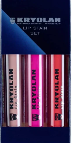 Hot Kryolan Professional Make-Up Kryolan Lip Stain Set