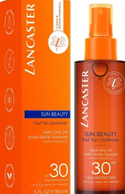 Sale Lancaster Fast Tan Satin Dry Oil