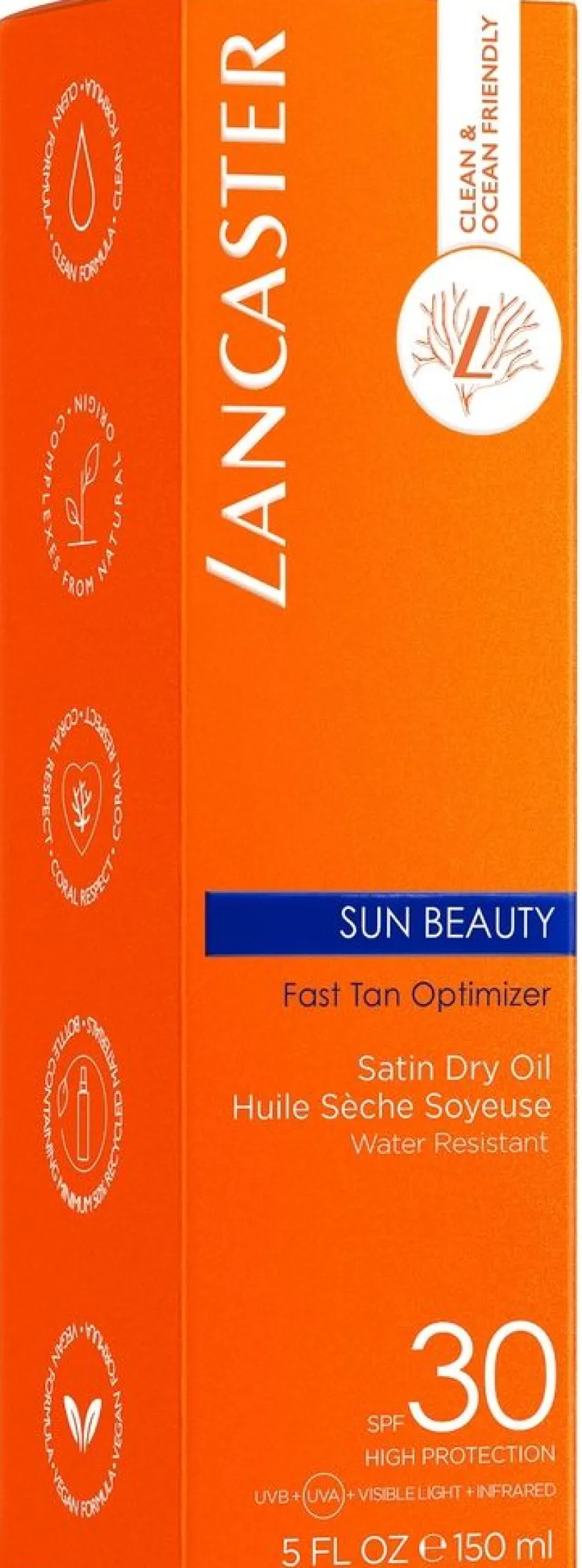 Sale Lancaster Fast Tan Satin Dry Oil