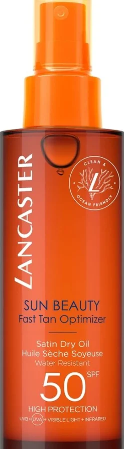Sale Lancaster Fast Tan Satin Dry Oil