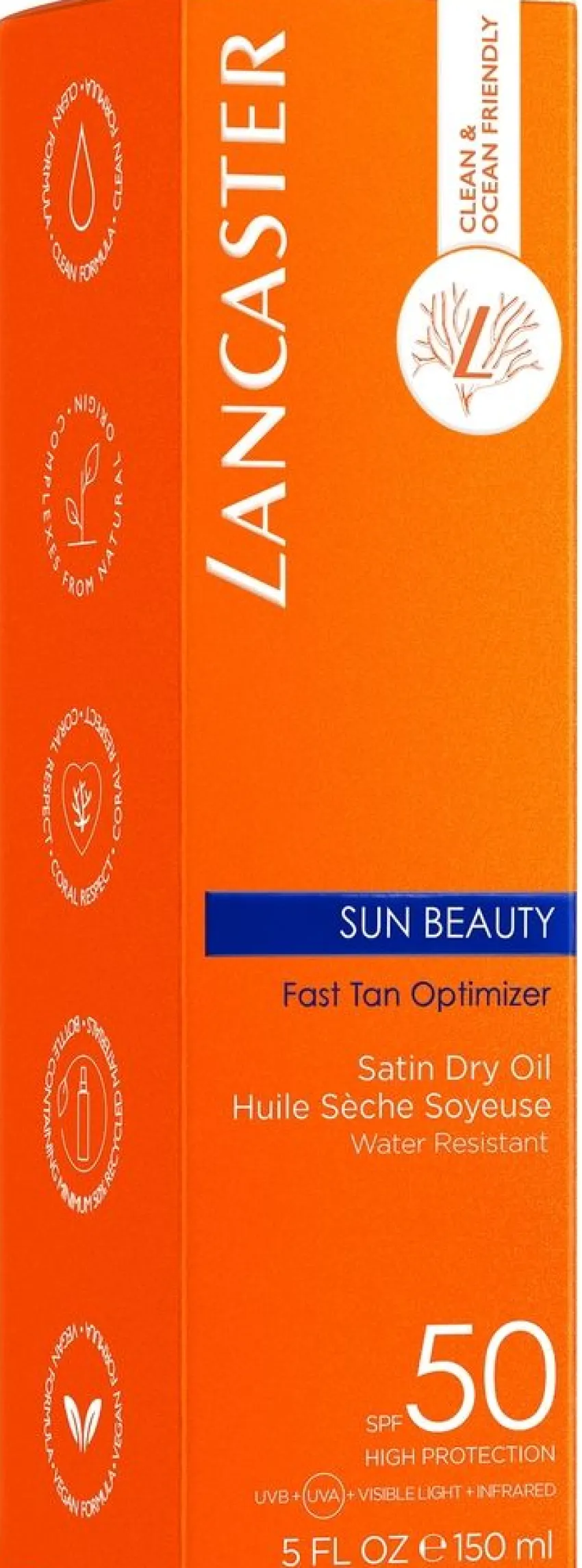 Sale Lancaster Fast Tan Satin Dry Oil