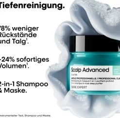 Hot L'Oréal Professionnel Paris L'Oréal Scalp Advanced Anti-Oiliness 2-in-1 Deep Purifier Clay
