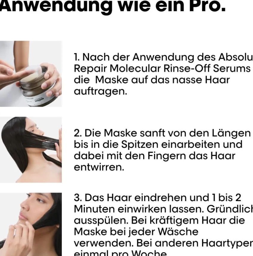 Hot L'Oréal Professionnel Paris L'Oréal Série Expert Absolut Repair Molecular Maske