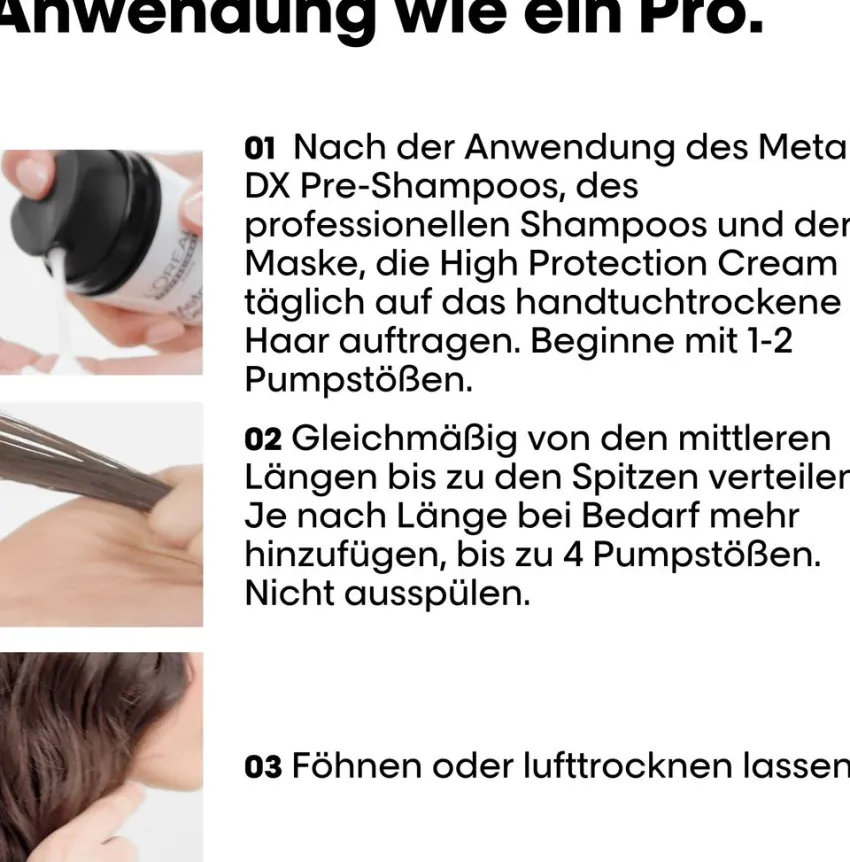 New L'Oréal Professionnel Paris L’Oréal Série Expert Metal DX High Protection Cream