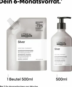 Hot L'Oréal Professionnel Paris L'Oréal Série Expert Silver Refill Shampoo 500ml