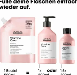 New L'Oréal Professionnel Paris L'Oréal Série Expert Vitamino Color Refill Shampoo 500ml