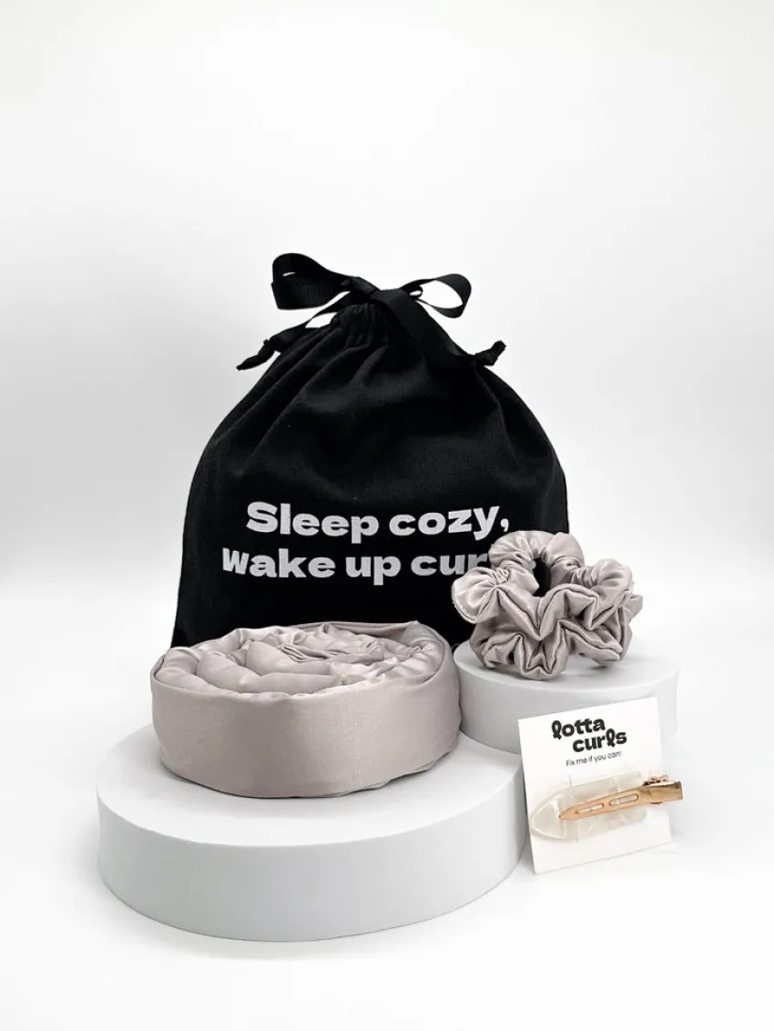 Clearance Lotta Curls Lockenband Satin Cotton Champagne