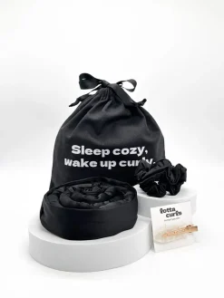 Online Lotta Curls Lockenband Satin Cotton Black