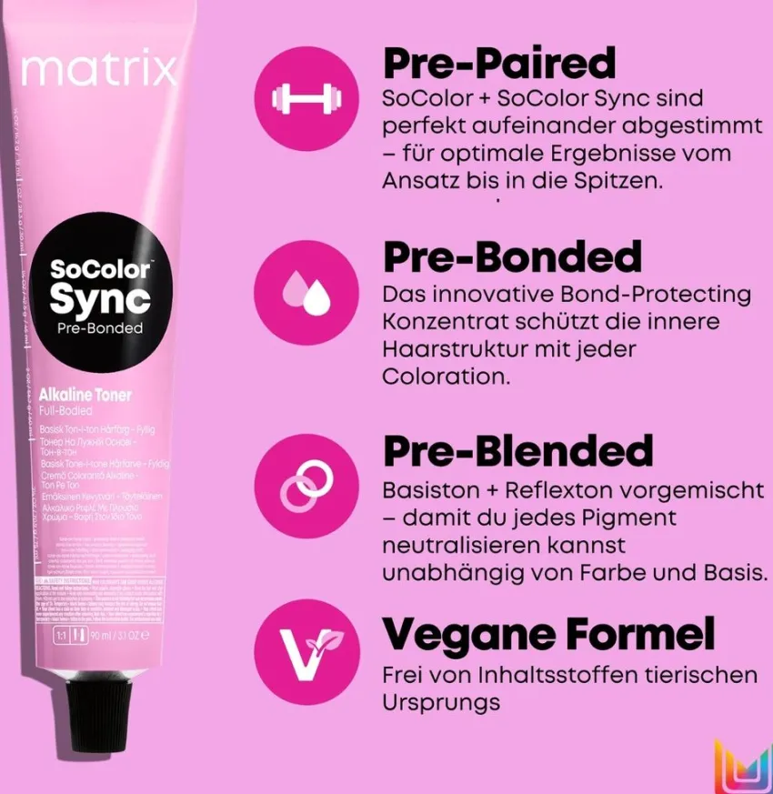 Online Matrix SoColor Sync Pre-Bonded Express Toners