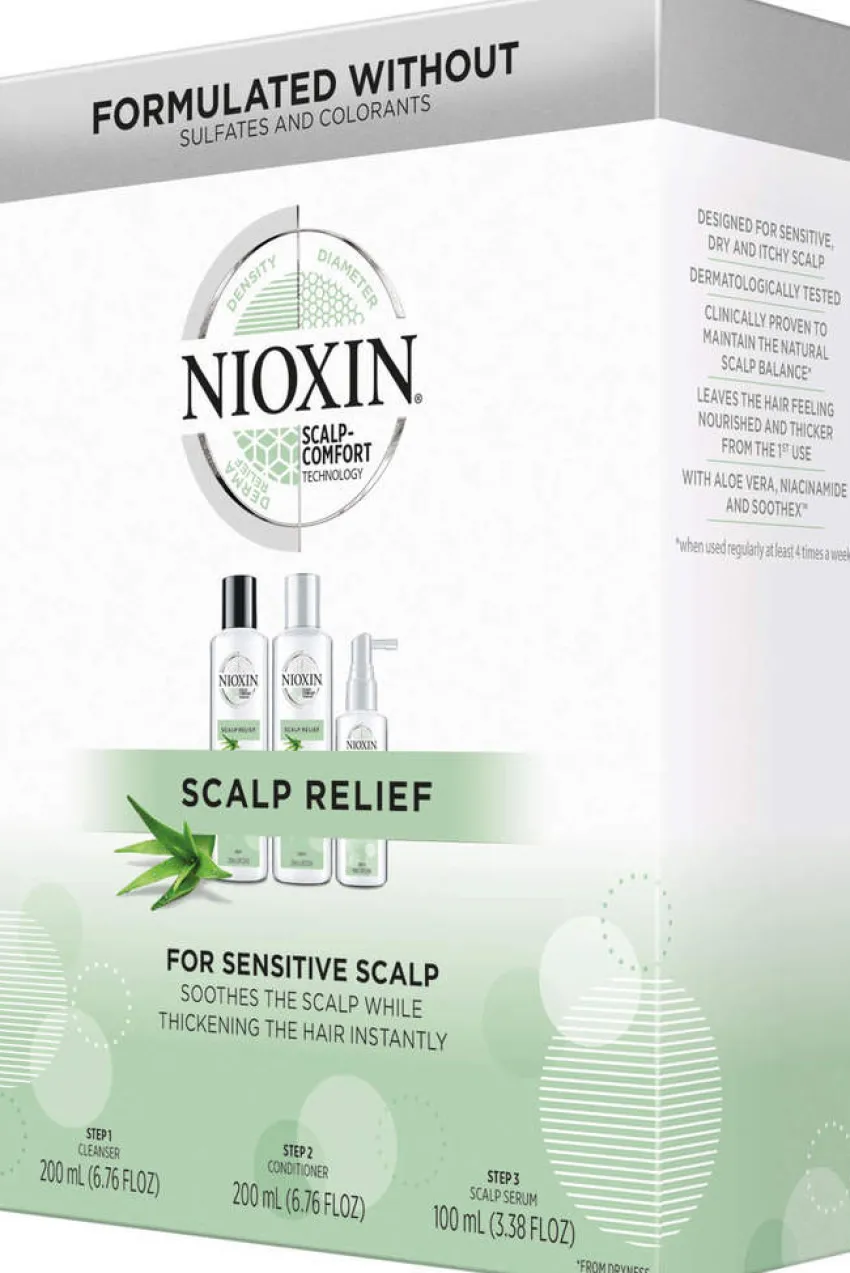 Hot Nioxin Scalp Relief 3-Stufen-System