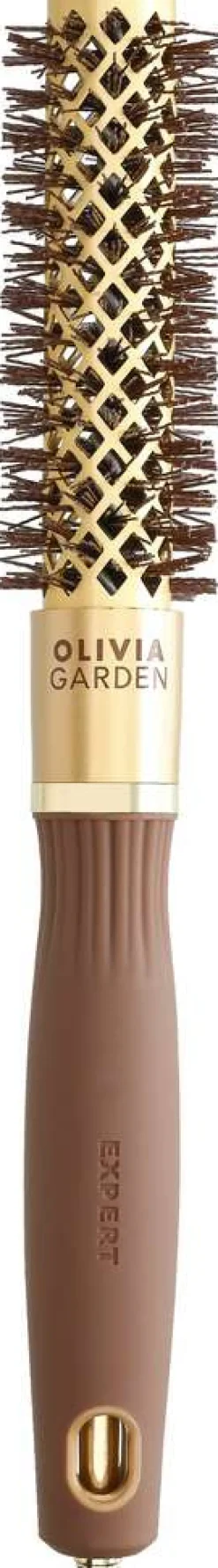 Outlet Olivia Garden Expert Blowout Shine mit gewellten Borsten Gold & Braun