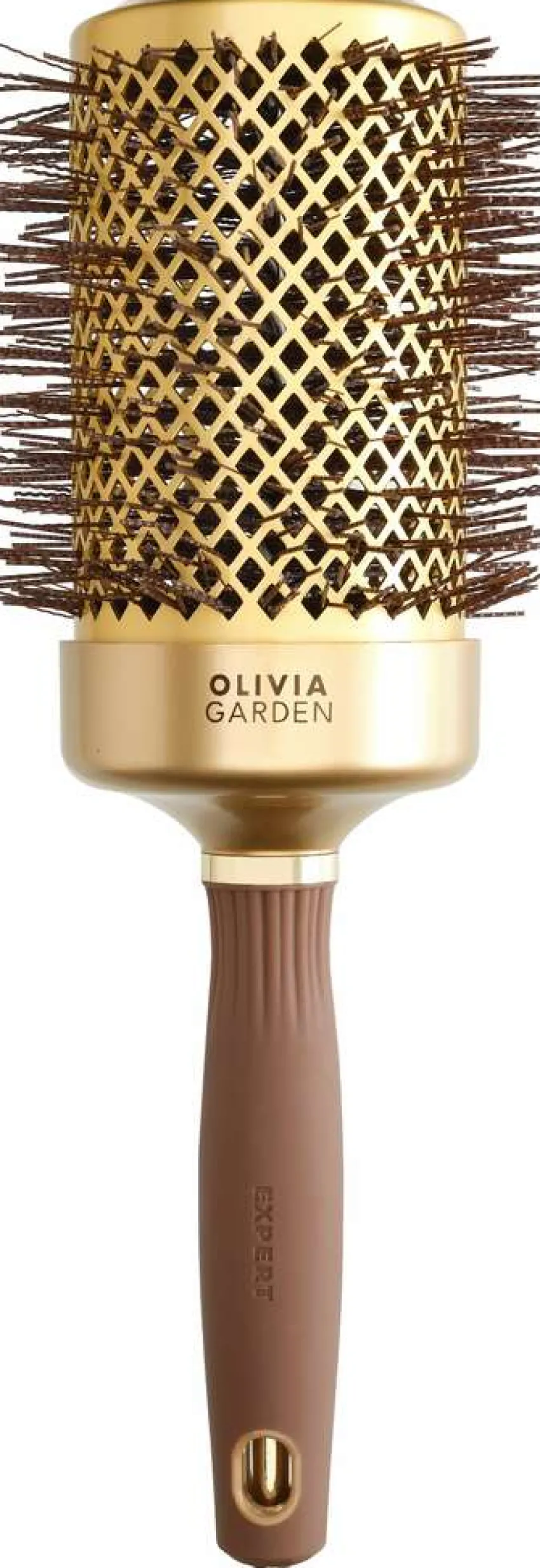 Outlet Olivia Garden Expert Blowout Shine mit gewellten Borsten Gold & Braun