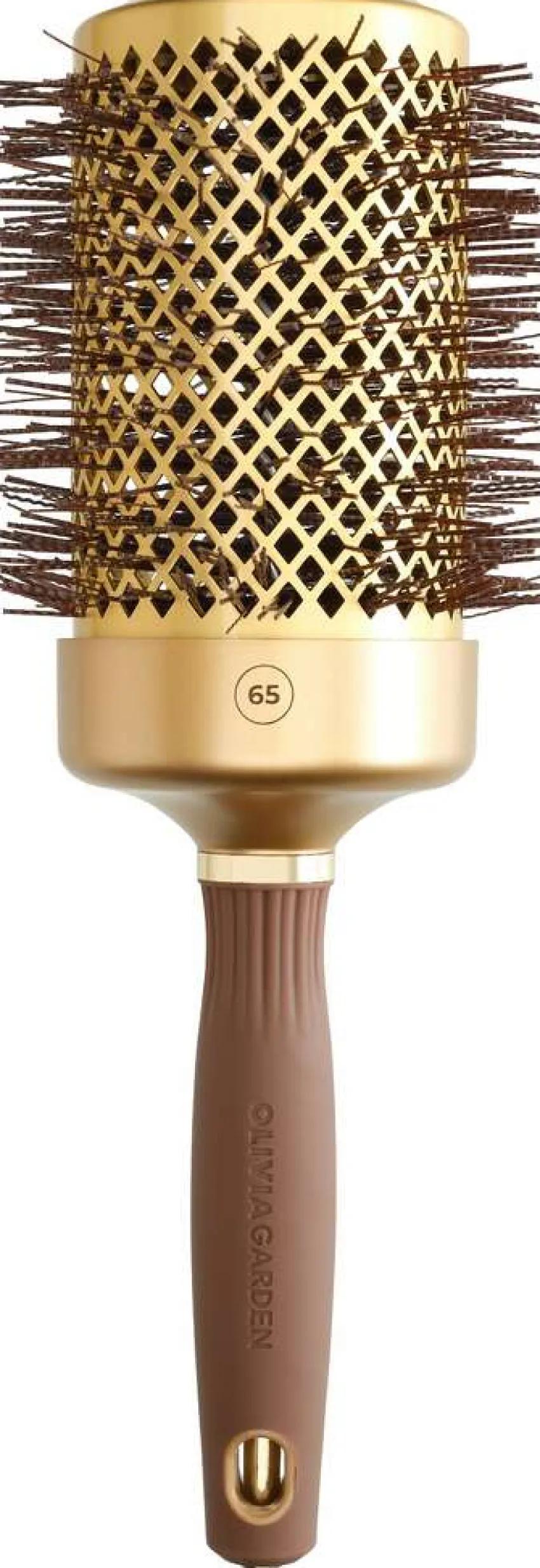 Outlet Olivia Garden Expert Blowout Shine mit gewellten Borsten Gold & Braun