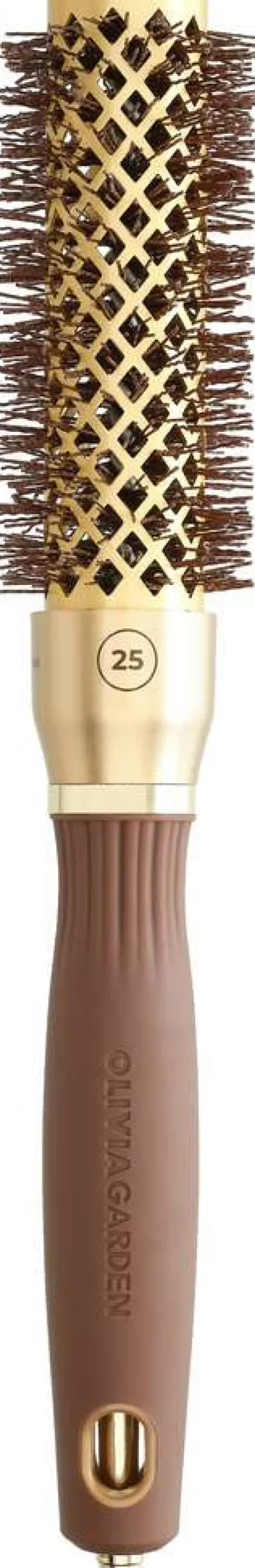 Outlet Olivia Garden Expert Blowout Shine mit gewellten Borsten Gold & Braun