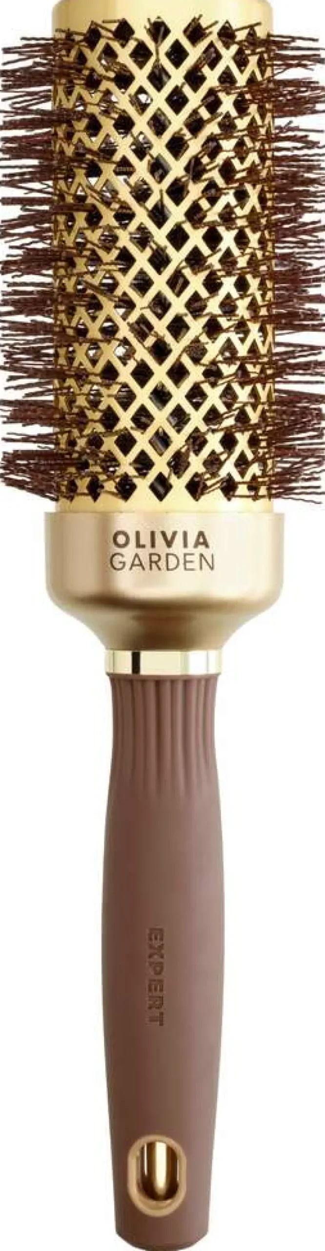 Outlet Olivia Garden Expert Blowout Shine mit gewellten Borsten Gold & Braun