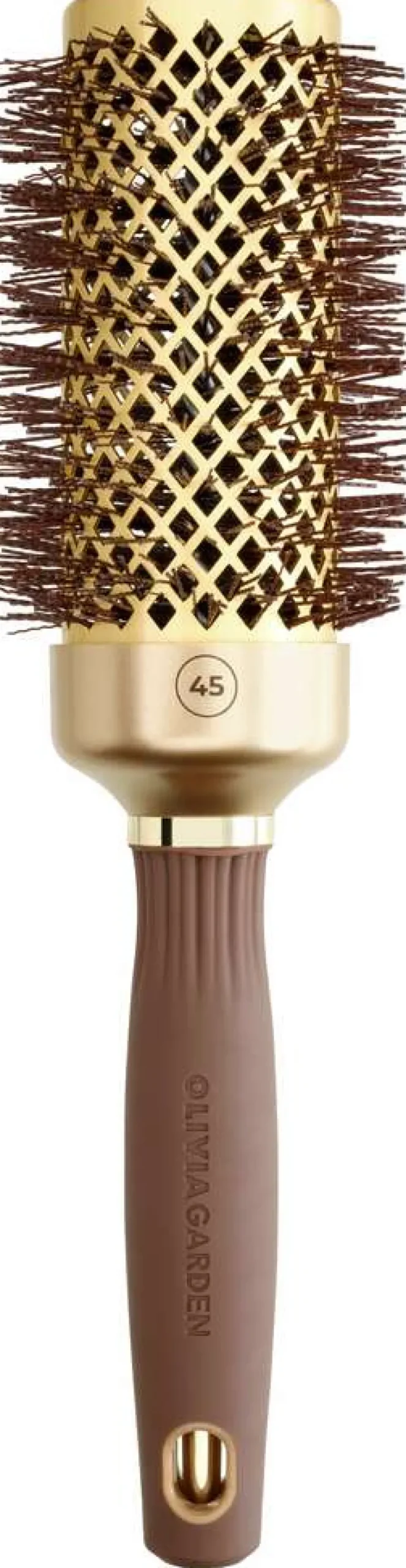 Outlet Olivia Garden Expert Blowout Shine mit gewellten Borsten Gold & Braun