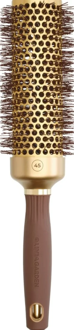 Clearance Olivia Garden Expert Blowout Speed Wavy Bristles Gold & Brown