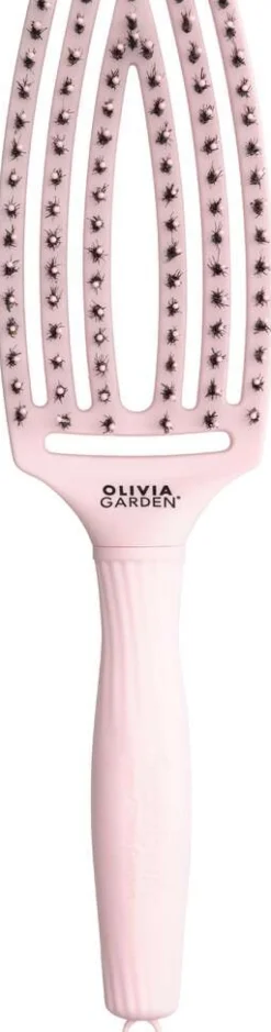 New Olivia Garden Fingerbrush Combo Medium Pastel Pink