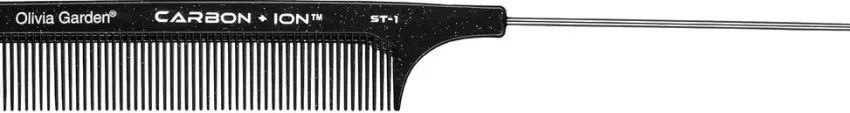 Best Olivia Garden Kamm ST-1 Carbon + Ion Nadelstielkamm 20,5 cm