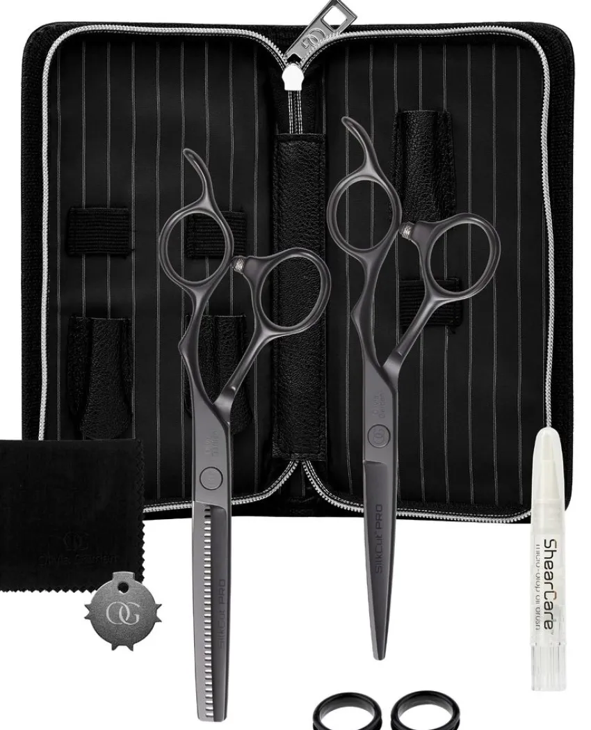 Online Olivia Garden SilkCut PRO Matt Black 2er Set