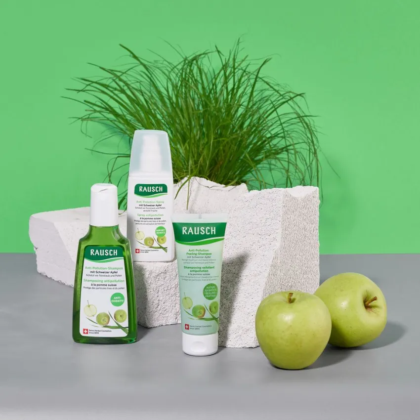 Hot Rausch Anti-Pollution-Shampoo mit Schweizer Apfel