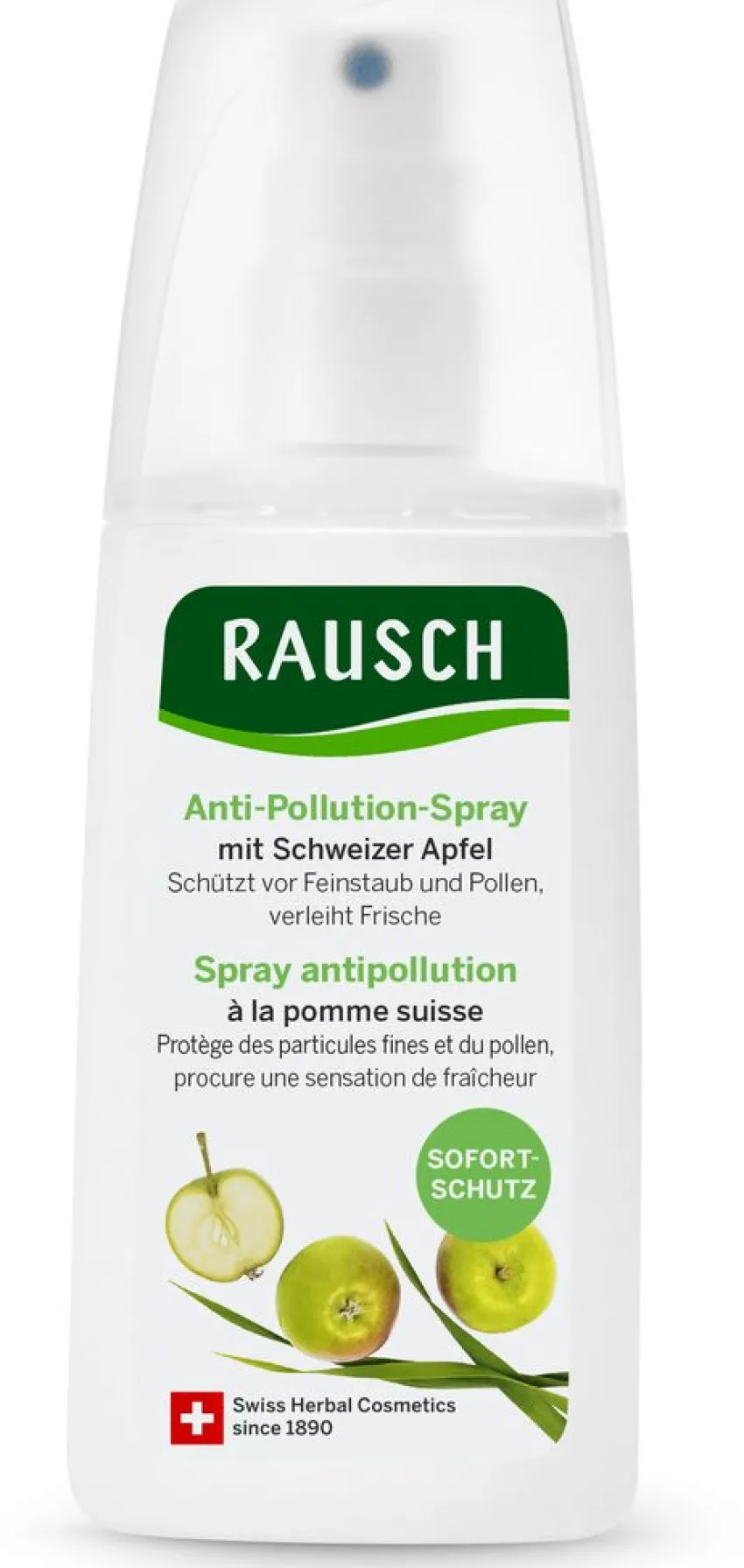 Outlet Rausch Anti-Pollution-Spray mit Schweizer Apfel