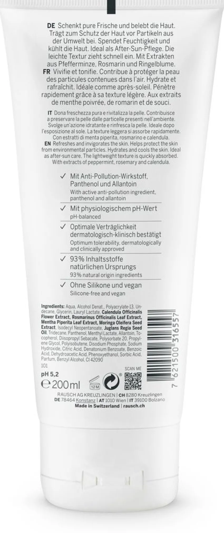 Online Rausch Frische Body Lotion mit Minze