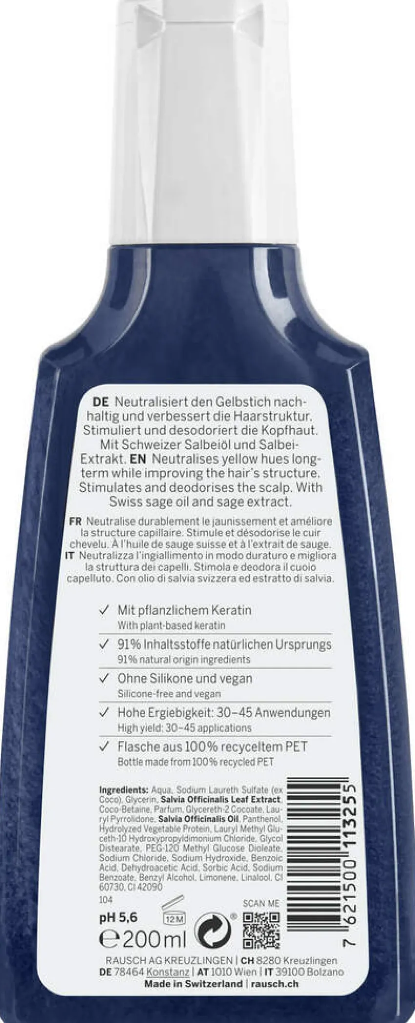 New Rausch Silberglanz-Shampoo mit Salbei