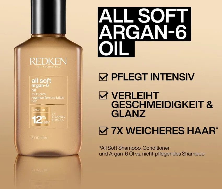 Discount Redken All Soft Argan-6 Öl