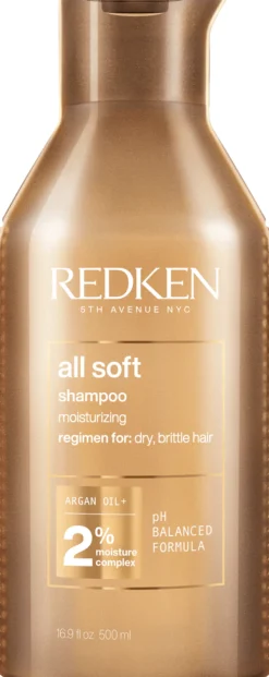 New Redken All Soft Shampoo