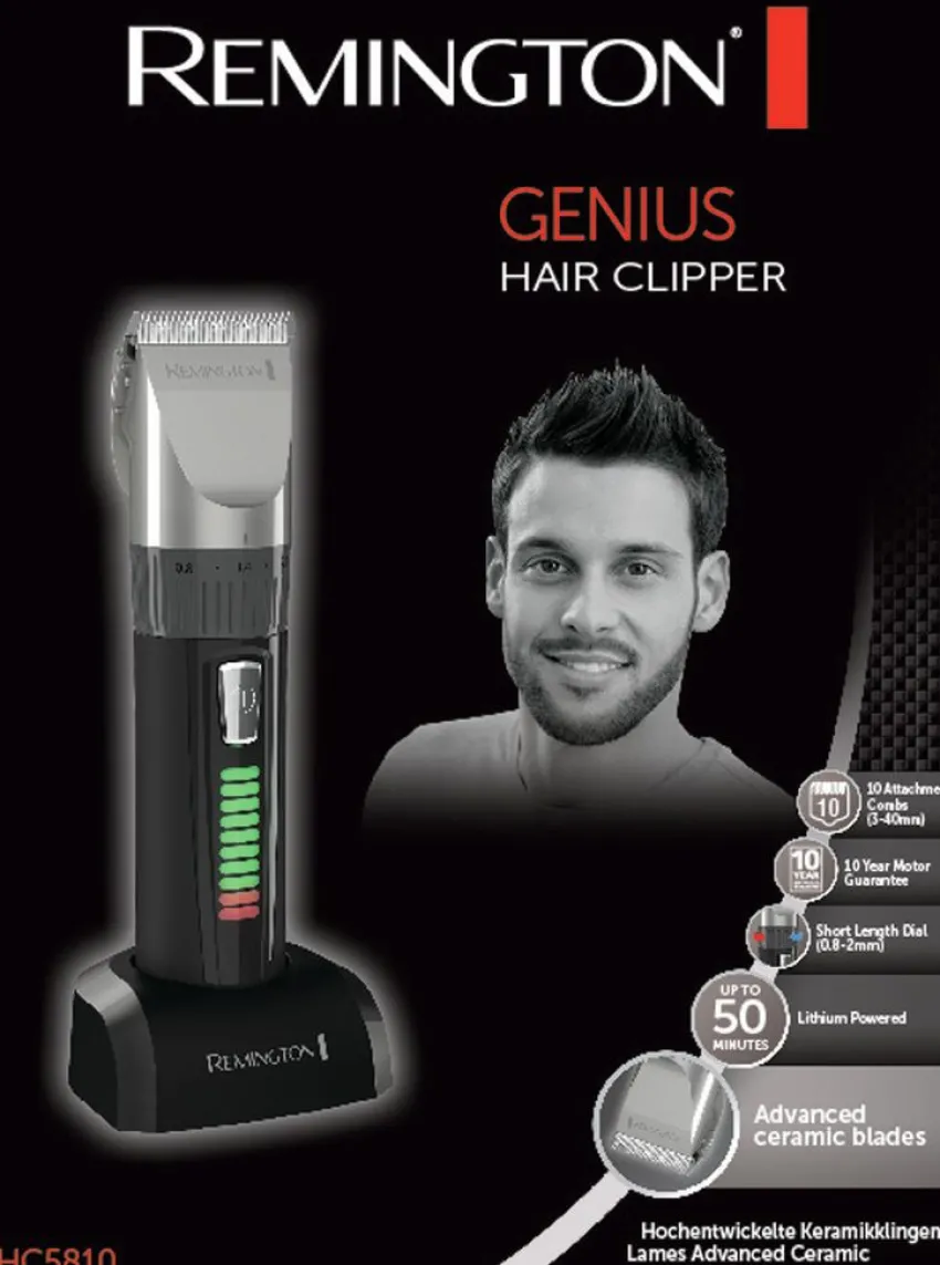 New Remington Genius Haarschneider HC5810