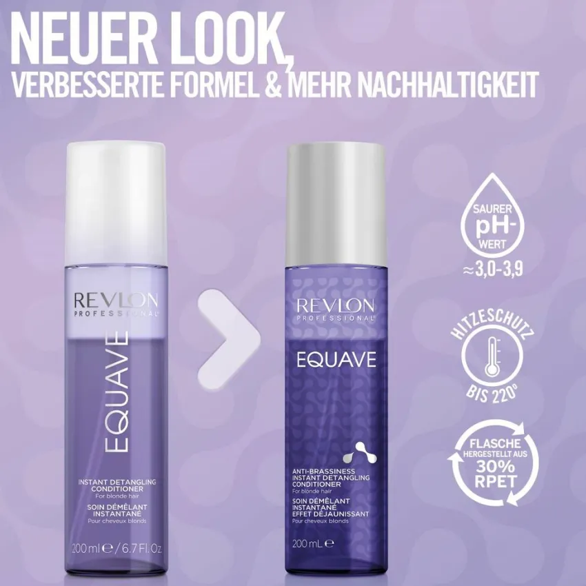 Outlet Revlon Professional Equave Anti-Brassiness Instant Detangling Conditioner für blondes Haar