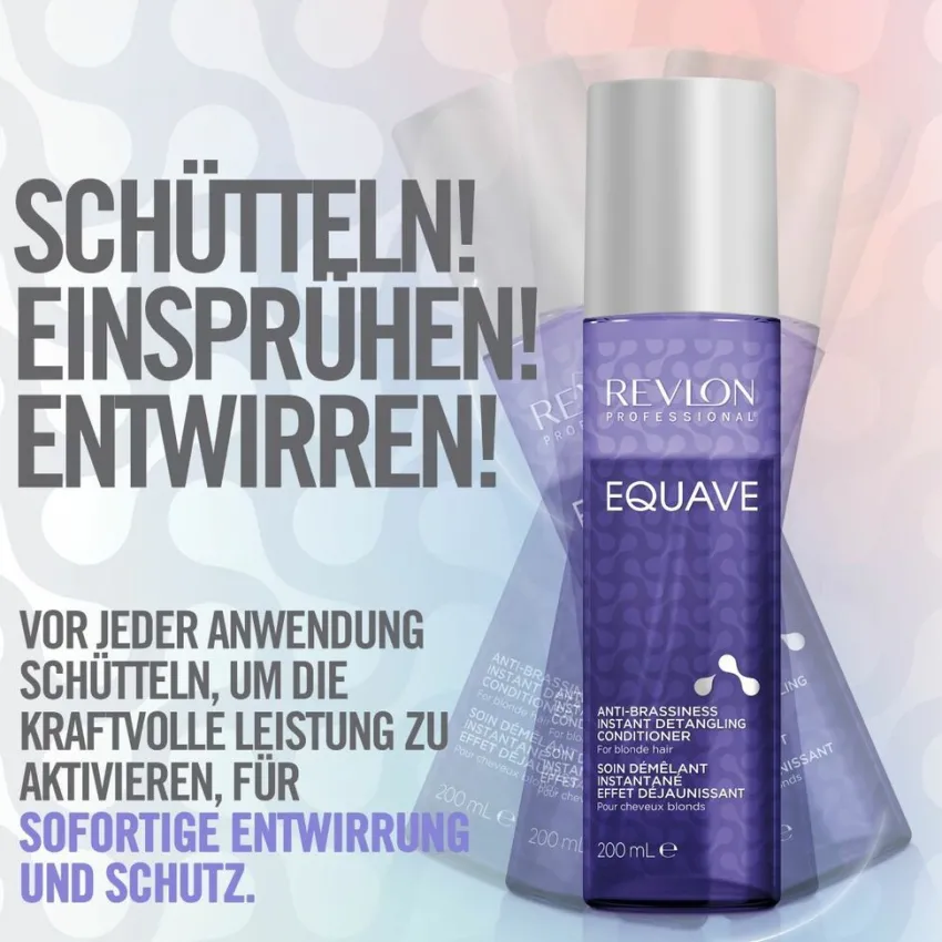 Outlet Revlon Professional Equave Anti-Brassiness Instant Detangling Conditioner für blondes Haar