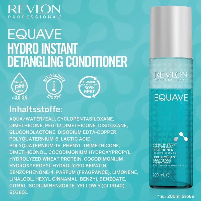 Sale Revlon Professional Equave Instant Hydro Nutritive Detangling Conditioner für normales bis trockenes Haar