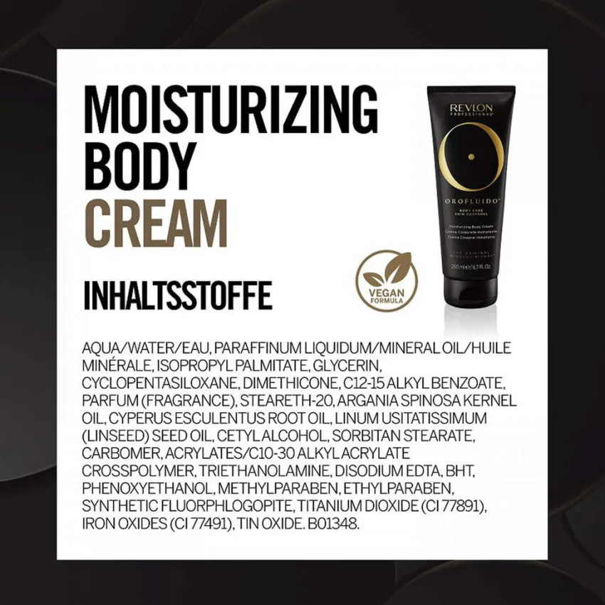Clearance Revlon Professional Orofluido Moisturizing Body Cream