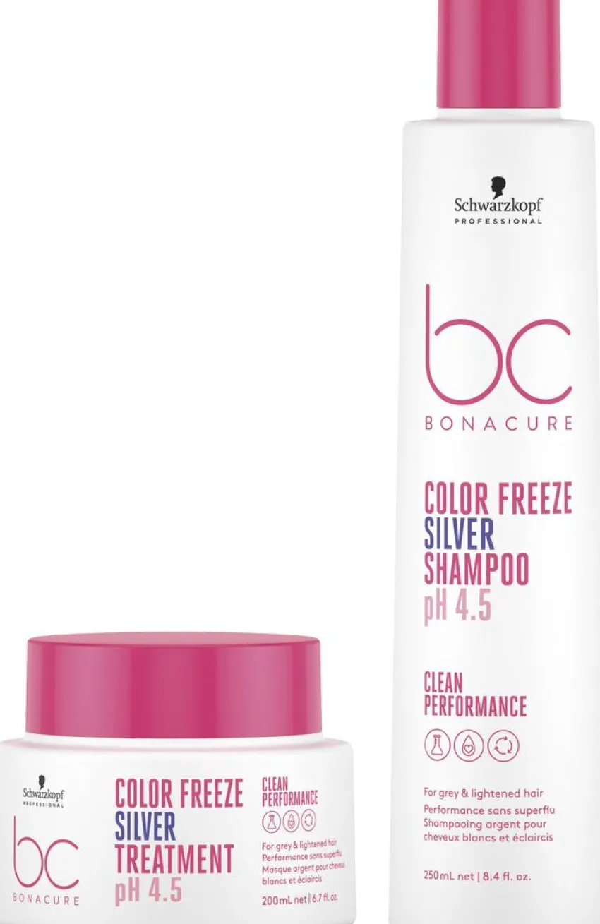 Clearance Schwarzkopf Professional Schwarzkopf BC Color Freeze Silver Set
